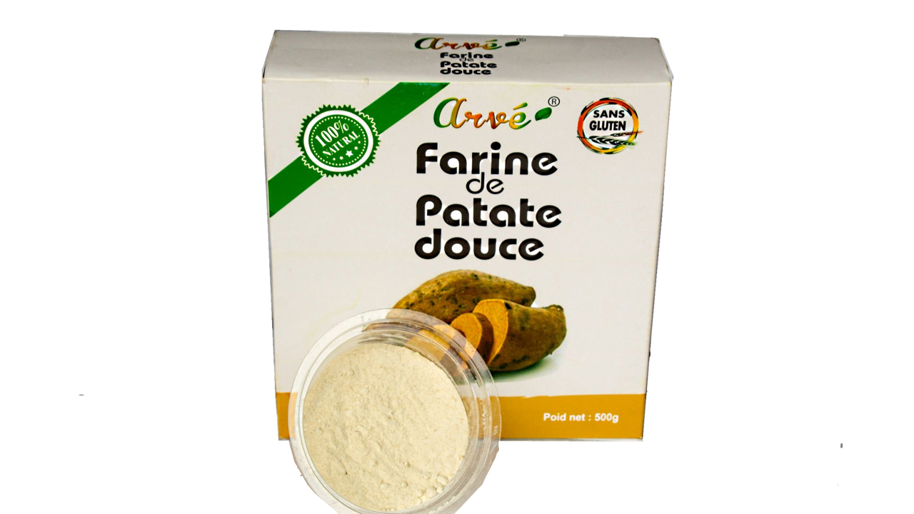 Arvé-Farine de patate douce 500 g - MADIKA